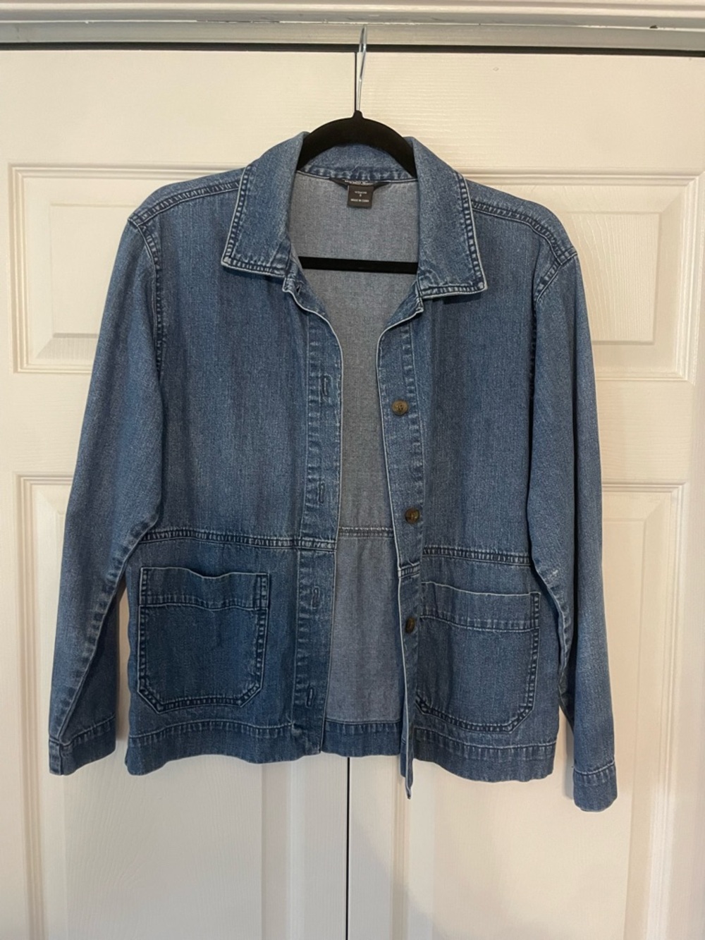 Woolrich Denim Shirt in Medium Blue